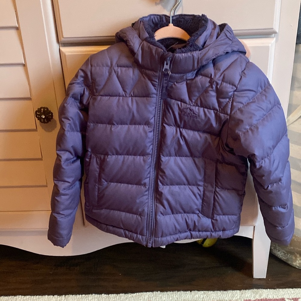 LL Bean girls winter puffer